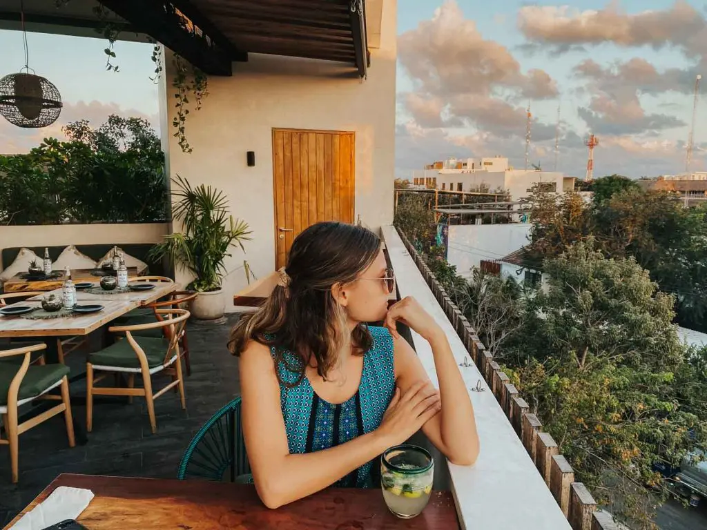 rooftop vegan bar tulum