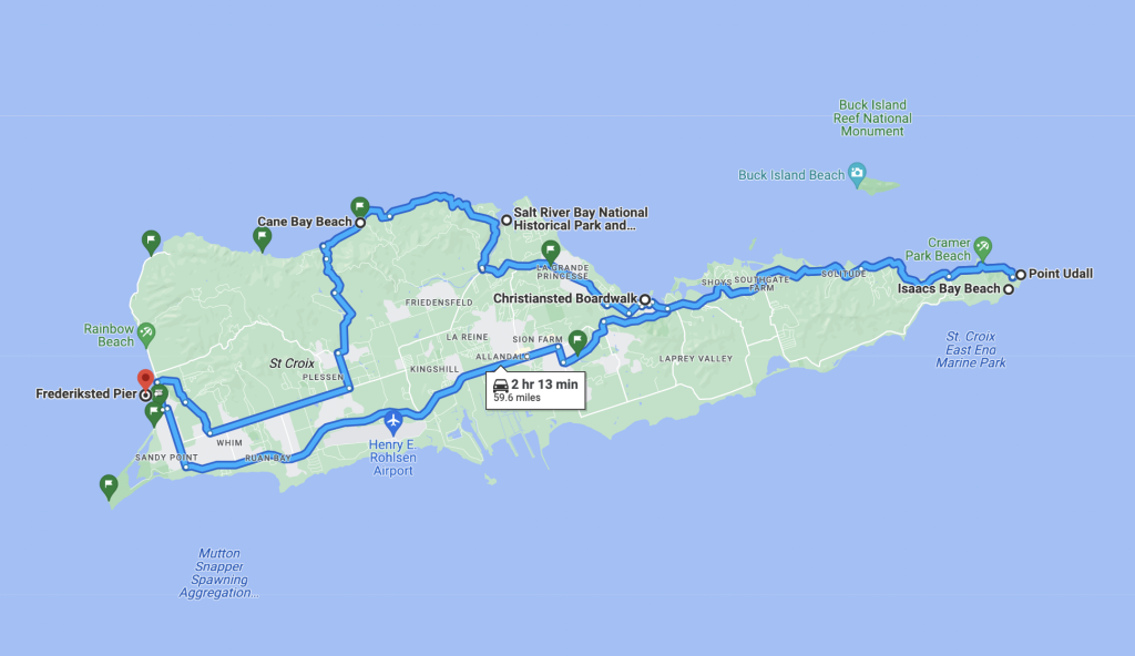 St Croix one day itinerary