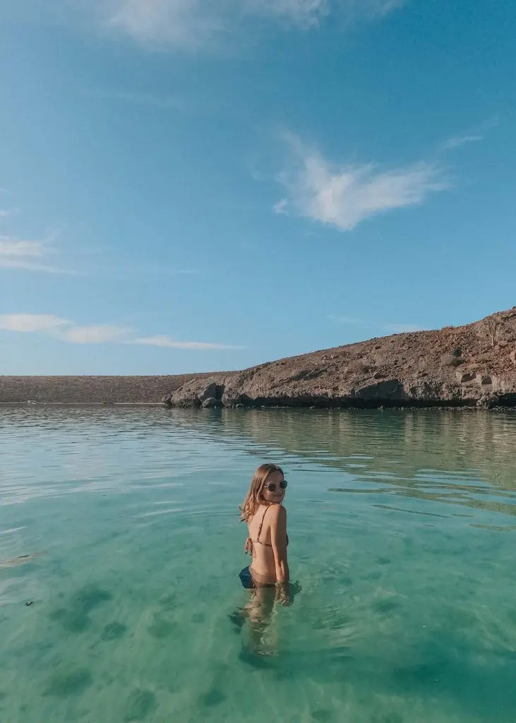 Playa El Tesoro, one of the best beaches in La Paz