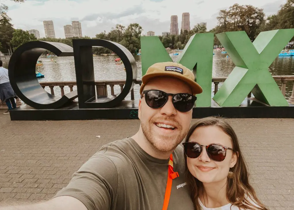 CDMX sign in Chapultepec Park