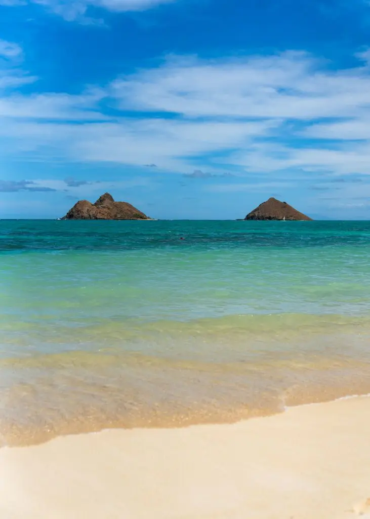 Lanikai Beach, the best beach to visit with 4 days in Oahu