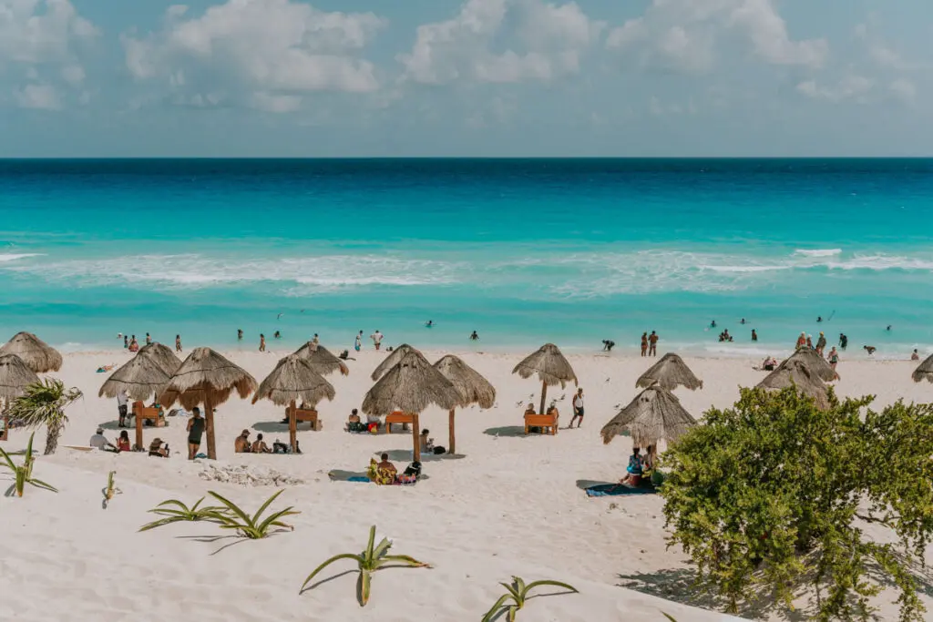 Photo of beach in Cancun Mexico