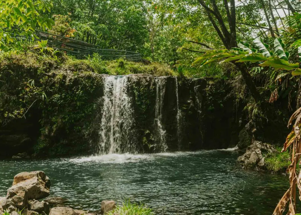 Lesser known waterfall on the Road to Hana, Maui