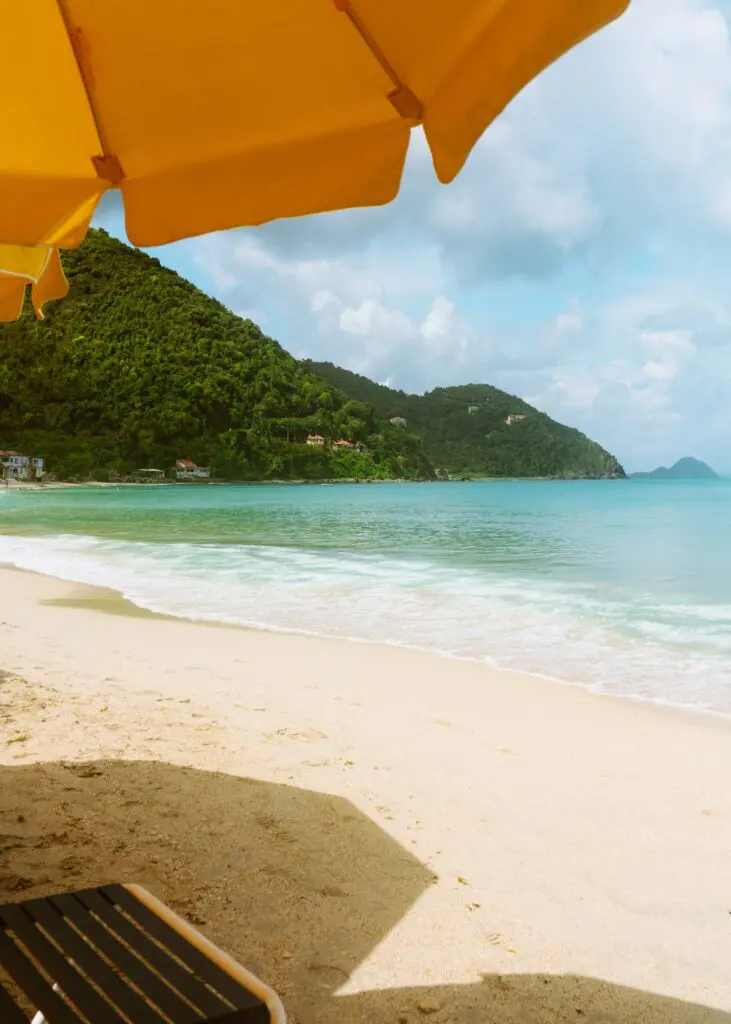 Cane Garden Bay Beach, a great spot to spend a day in Tortola, British Virgin Islands