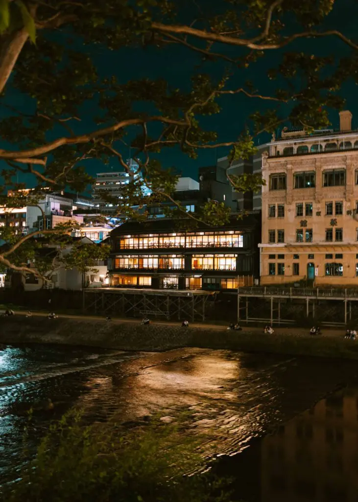 Riverside hotels in Kyoto, Japan