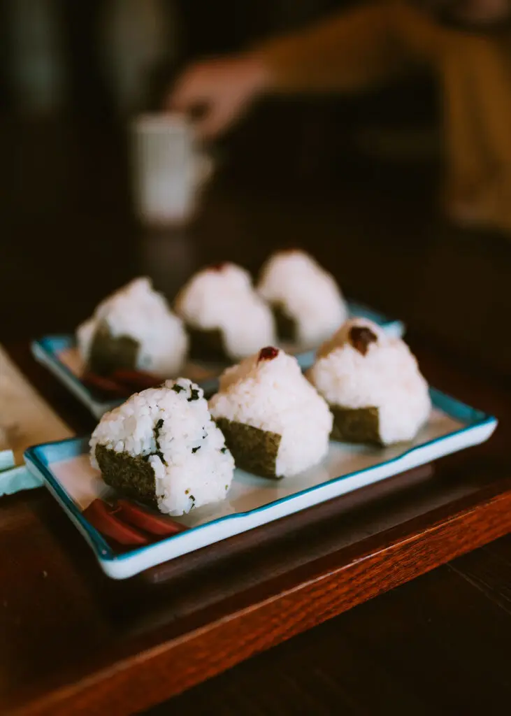 Homemade onigiri