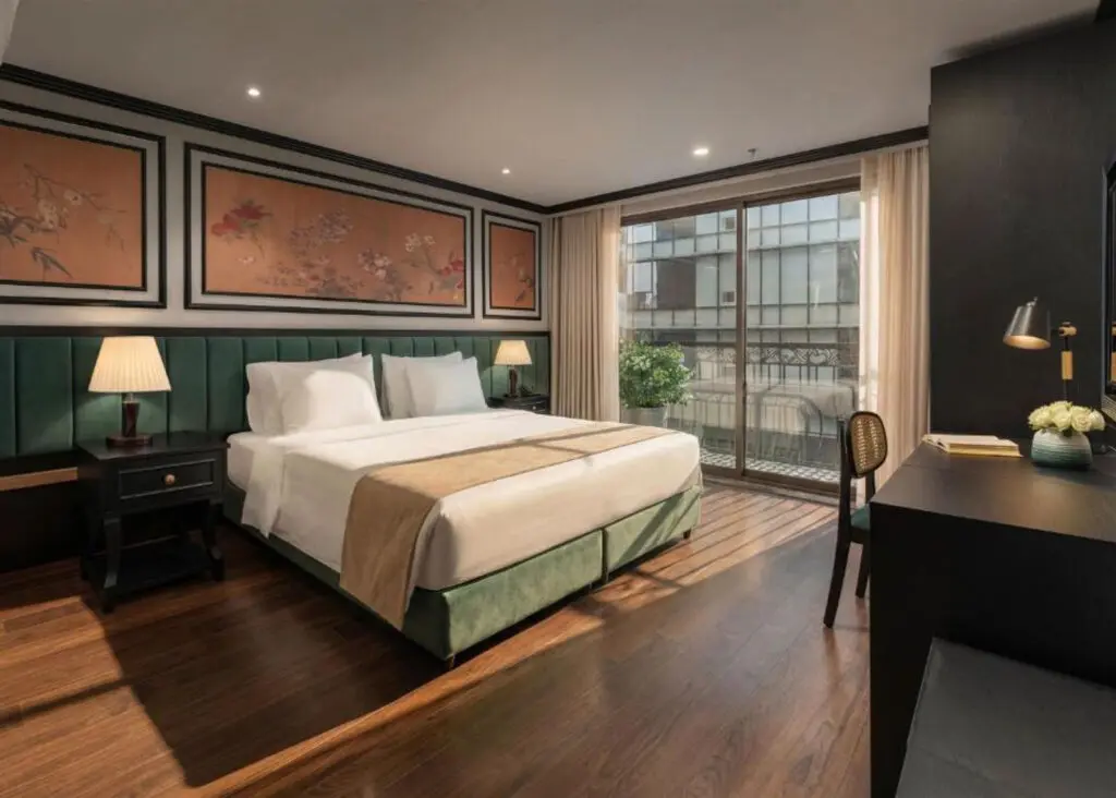 Hotel room with balcony at Embrace Boutique Hotel