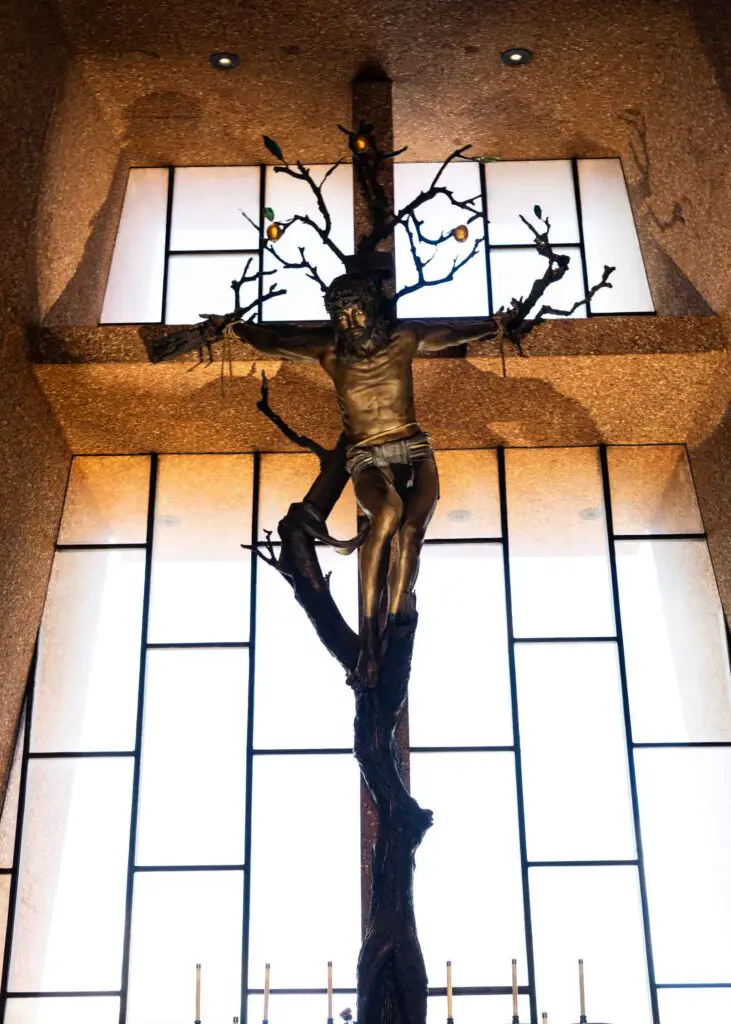 Crucifix at Chapel of the Holy Cross in Sedona