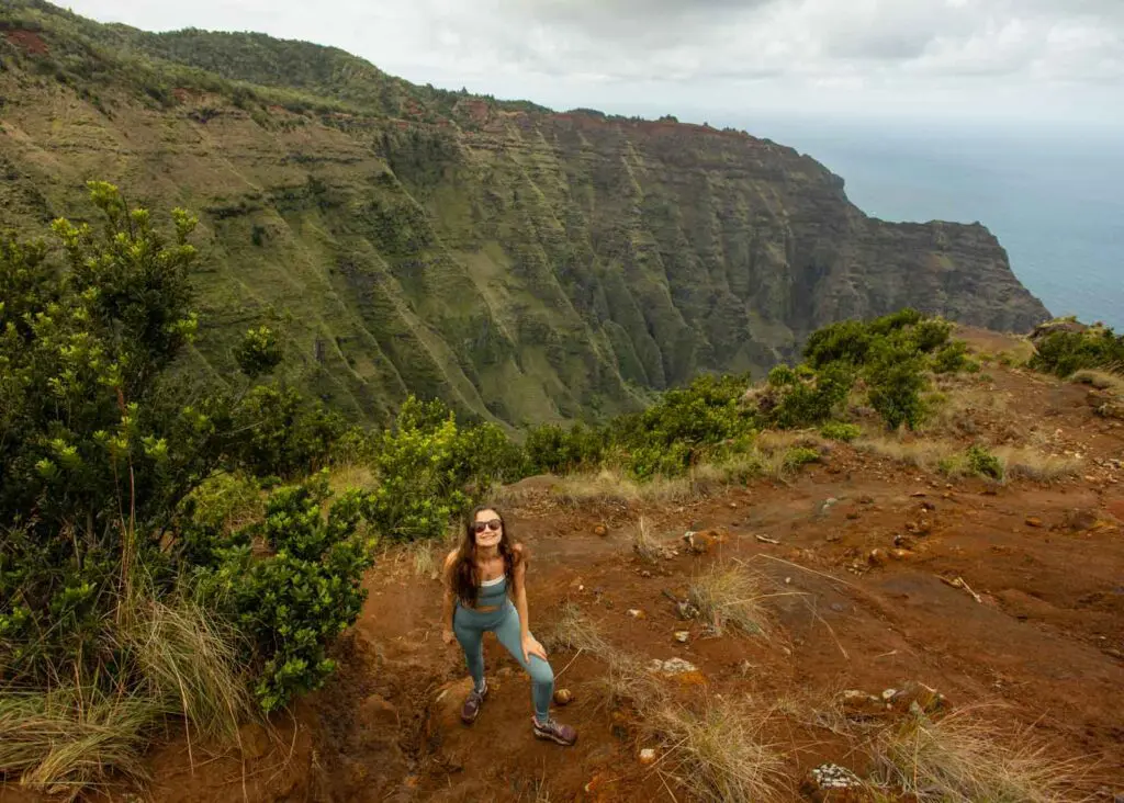 Hiking the Napali Coast on the Awa'awapuhi Trail in Kokee State Park