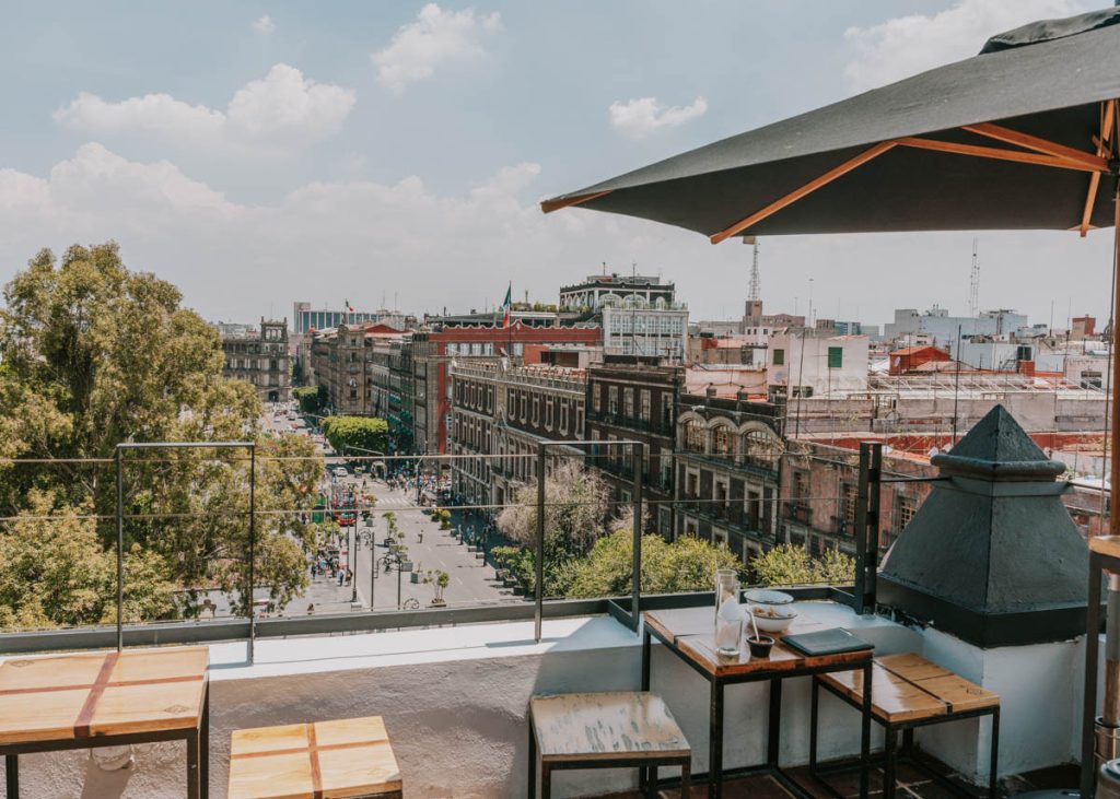 Hidden gem Mexico City rooftop bar