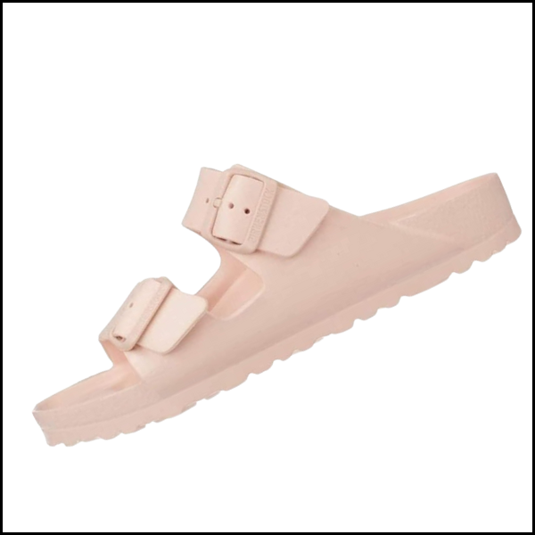 These plastic Birkenstocks are my versatile go-to shoe for tropical vacations