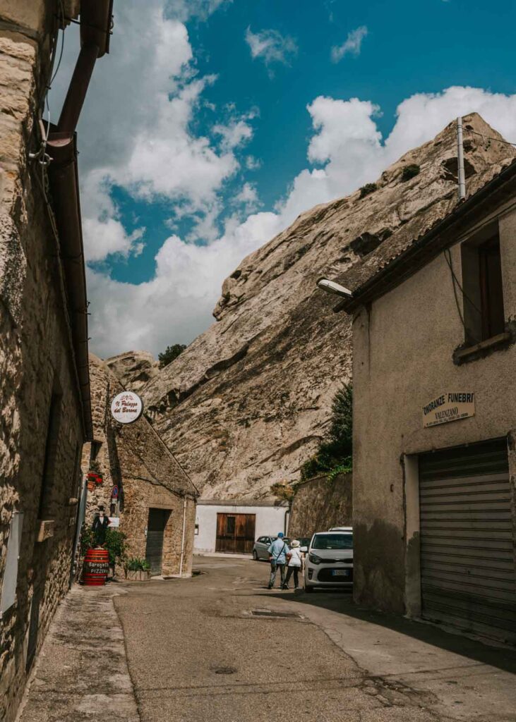 Pietrapertosa, a charming small mountain town in Basilicata, Italy