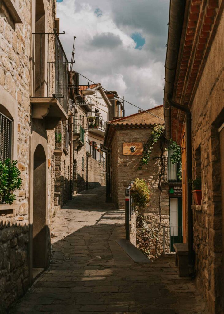 Streets of Castelmezzano, Southern Italy