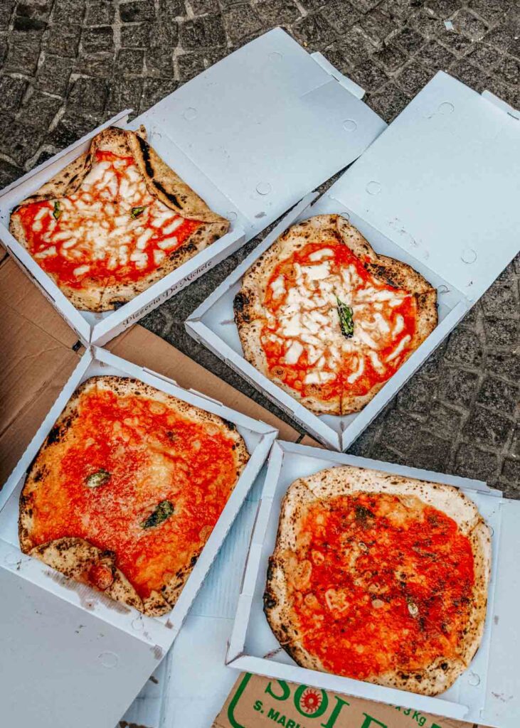 PIzza in Naples, the birthplace of pizza!